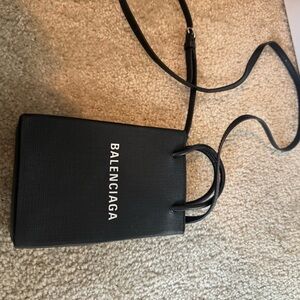 Balenciaga Black Crossbody Pouch